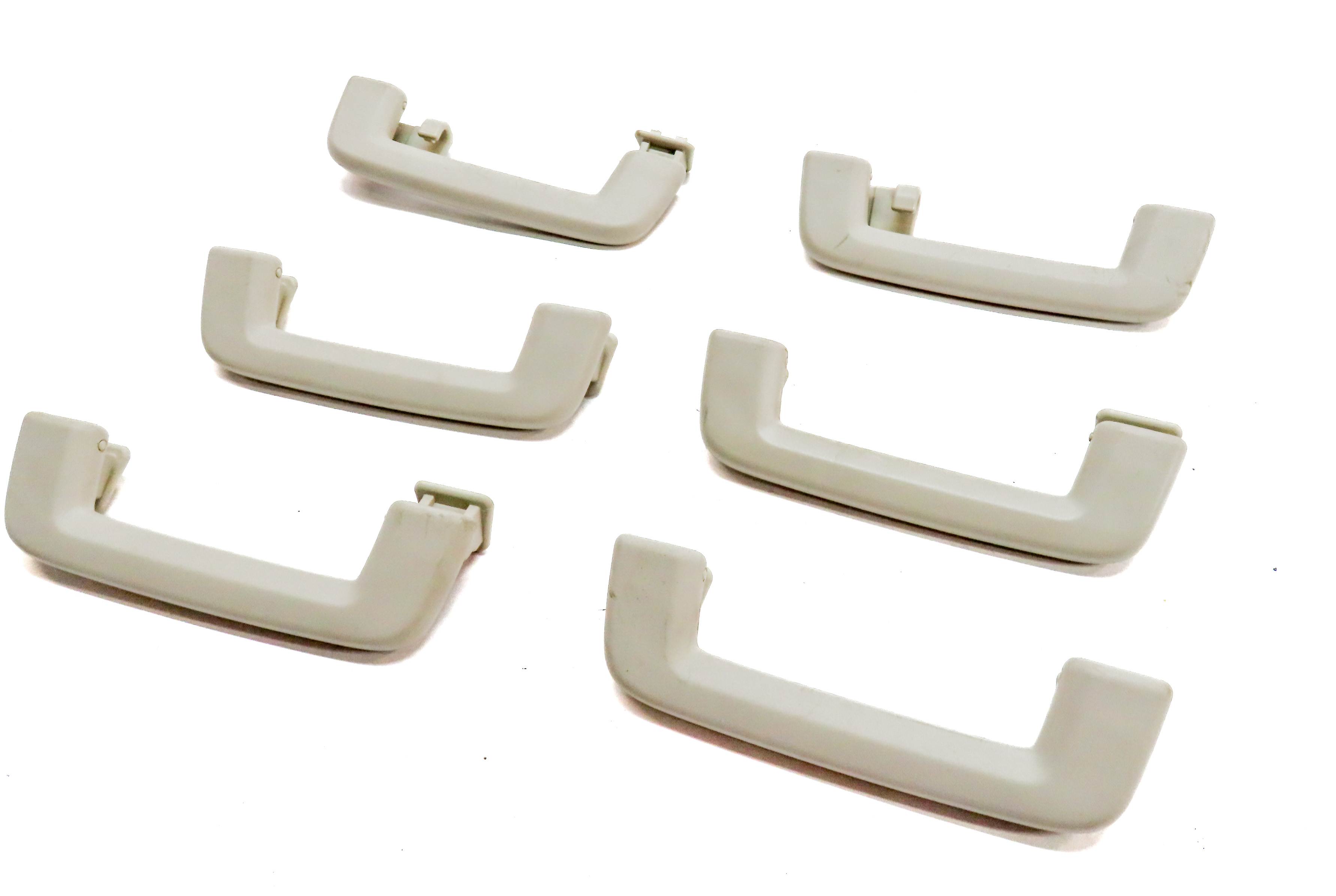 2010 LAND ROVER LR4 (L319) INTERIOR FRONT/REAR GRAB HANDLE SET/6 (BEIGE) — exact item pictured
